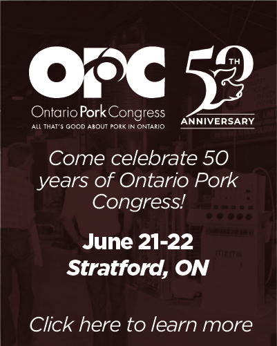 OPC 50th Anniversary, Be sure to join us in celebrating 50 years of Ontario Pork Congress!
